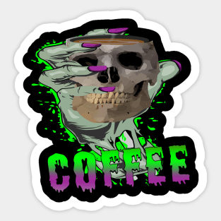 Zombie Coffee Sticker